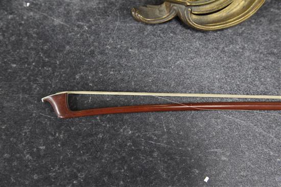 A Lupot violin bow, 60 grams
